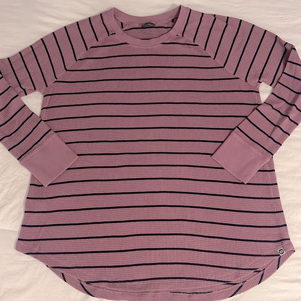 NWOT Eddie Bauer Waffle Knit Thermal Crewneck